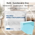 thumbnail image 4 of 30 Piece Multi-Surface Floor Cleaning Tablets, Multi-Effect Floor Cleaner Sheets, Dissolvable Concentrated Cleaner for Hardwood, Tile, Vinyl, Laminate & More, Multiple Effect the Floor Clean, Yellow, 4 of 7