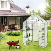 Rarebuyz Greenhouse 4 Shelves Portable for Outdoor 56.5 x 29 x 77