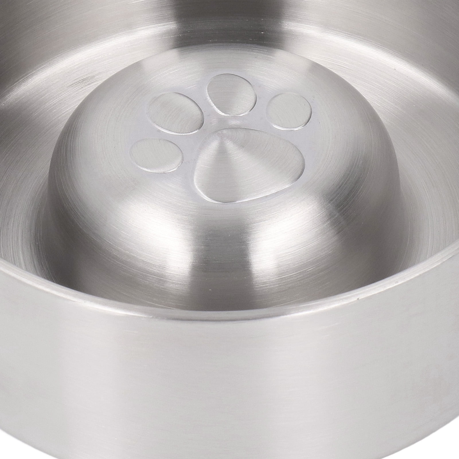 Suodoka Slow Feeder Dog Bowls Stainless Steel Slip Resistant Pet Feeding Bowl Small 6.7 in / 17 cm