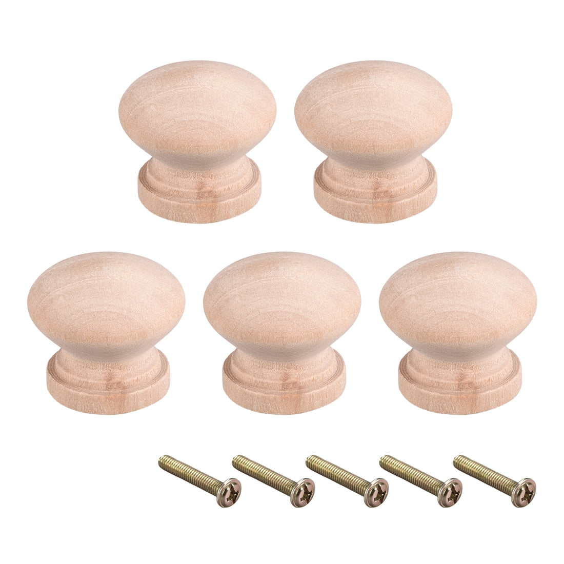 Home Dresser Drawer Cupboard Door Metal Pull Handle Knobs 29mm Dia 5pcs