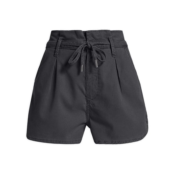 Vedolay Women's Casual Shorts Short for Womens Leather Shorts, High Waisted Wide Leg Shorts,Black XXL