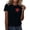 A-Black, variant on Tiweut Tshirts Women Short Sleeve Heart Printed Design Crew Neck Tee Tops