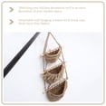 thumbnail image 2 of PAMINGONO Kitchen Fruit Basket Hanging Woven Basket Dark Brown Rope 1Pack, 2 of 8