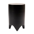 thumbnail image 3 of Creative Co-Op Hand-Carved Wood Side Table, Black Finish, 3 of 3