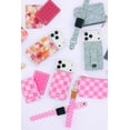 thumbnail image 5 of Walli Cases iPhone 16 Pro Max Phone Case with Wallet and Finger Strap - Bubblegum Check, 5 of 5