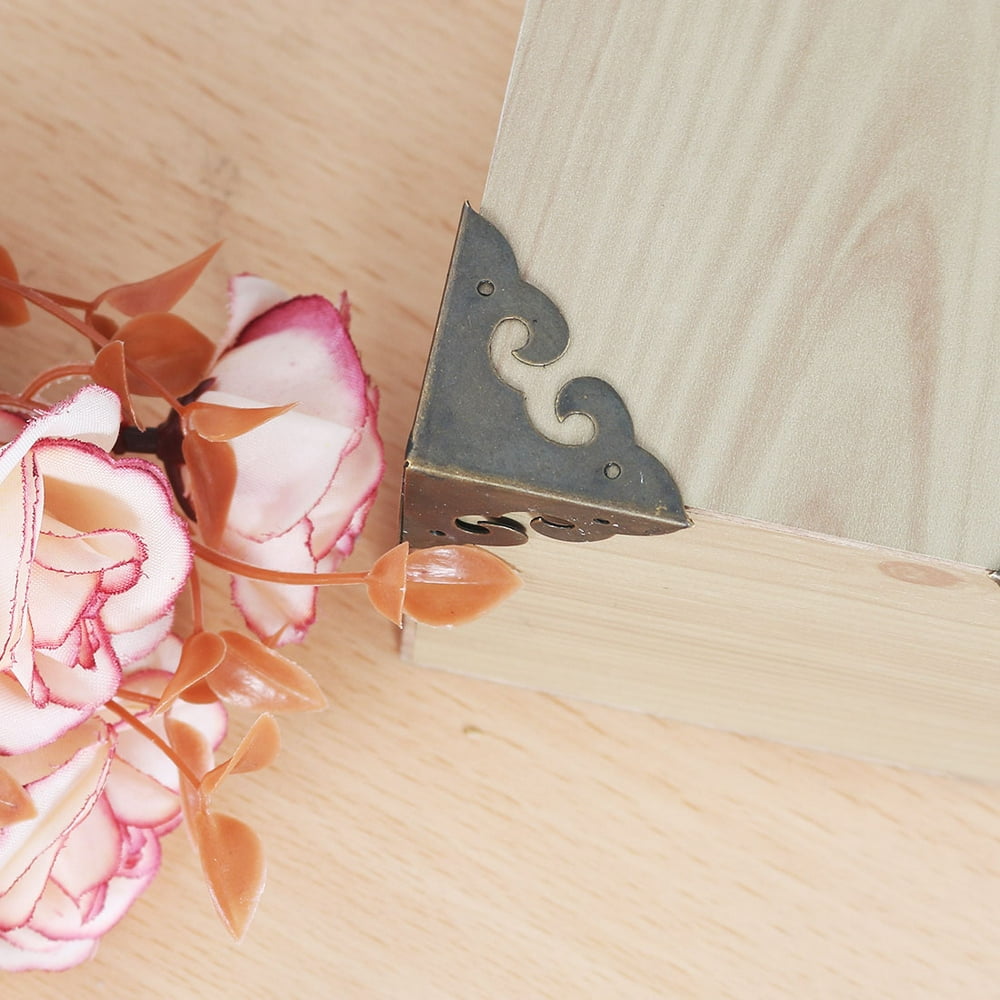 Box Corner Protectors Cover Vintage Triangle Frame Furniture DIY Guards