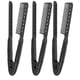 thumbnail image 5 of Peine con abrazadera para peinar peine para alisar el cabello con dientes redondeados en forma de V para el hogar para el salón ANGGREK Otros, 5 of 8