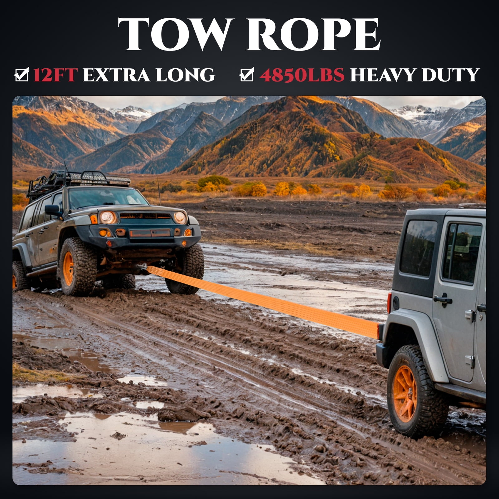 Roadside Emergency Car Kit with Portable Air Compressor & Jumper Cables, for Women, Men, Teens