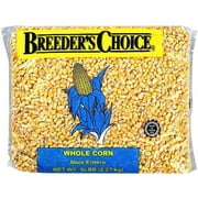 Breeder's Choice Whole Corn, Premium Grade, Live Bird Feed, 5 lbs Bag,