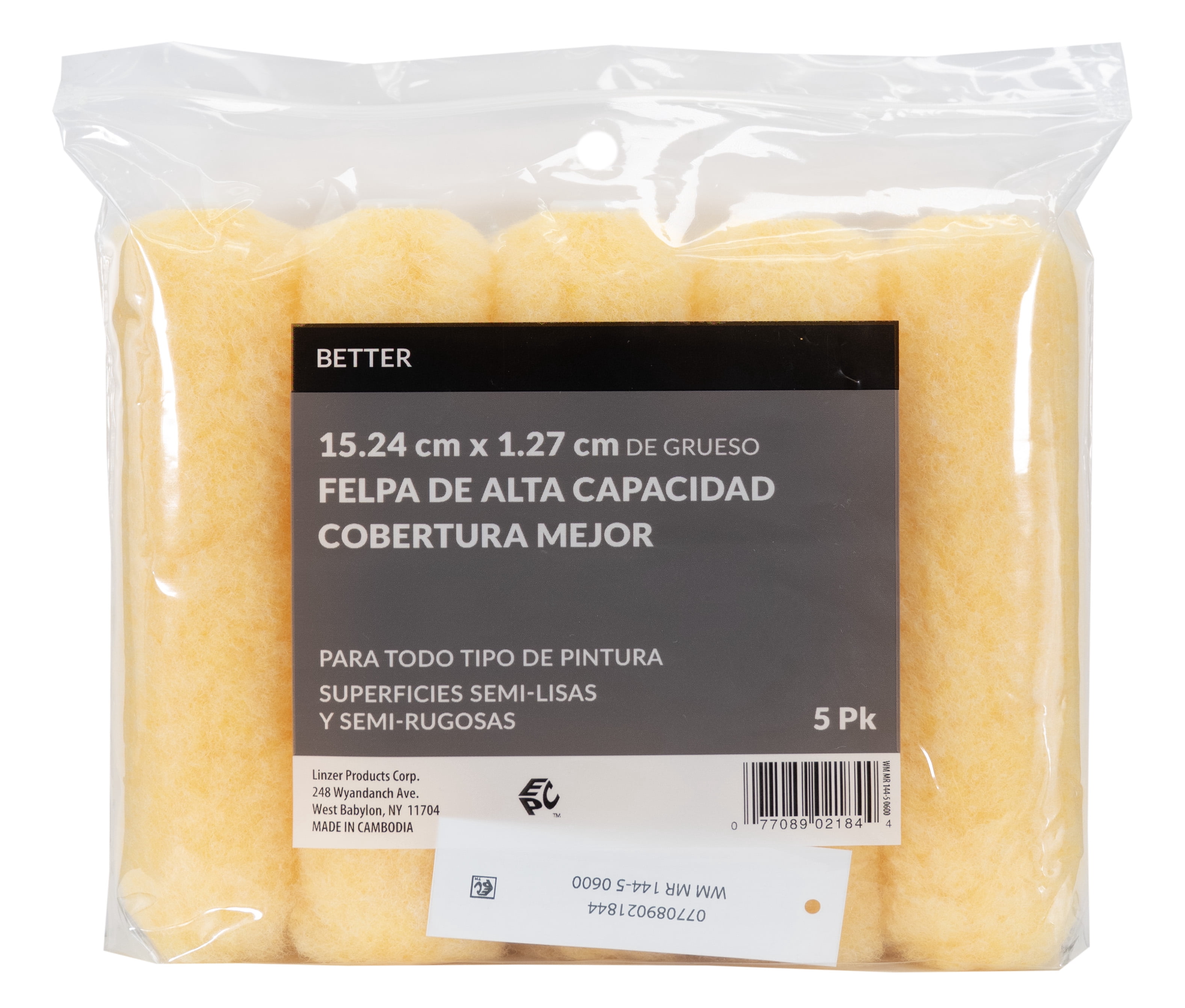 6x1/2 in. BETTER Knit Mini Rollers 5-Pack