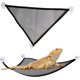 thumbnail image 1 of 2 Piezas Serpiente Lagarto Reptil Lagartos Reptiles Lagarto Hamaca con Ventosa Portátil Malla Hamaca Lagarto Tumbona Esquina Hamaca Reptil Hamaca para Serpiente Camaleón Gecko y Lagarto, 1 of 2