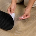thumbnail image 4 of Hauteloom Stair Mat - Stair Treads Carpet - Peel and Stick - 7 pcs Non Slip Stair Rugs for Wooden Steps - Dark Grey - 8" x 30" - 15 pcs, 4 of 7