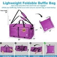 thumbnail image 2 of Bolsa de lona Bago grande de 100 litros para viajes para mujeres y hombres con compartimento para za, 2 of 8