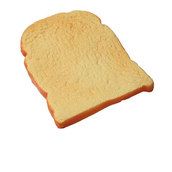 PEIBang Soft Toast Bread Squishy,Artificial Fake Toast Bread,Slow Rising Anxiety Relief Food Squish Ball for Birthday Gifts