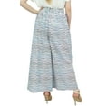 thumbnail image 6 of Phagun Blue Cotton Poplin Fisherman Harem Pants Wide Leg Women Yoga Pajama-S, 6 of 7