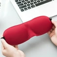 thumbnail image 2 of Lightweight 3D Contoured Sleep Eye Mask Set - Breathable 218x84mm Eye Cover (16g), Waterproof Storage Pouch & Random Color Earplugs - Available in Black, Blue, Red, Grey (Total Package Weight 100g), 2 of 6