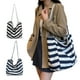 thumbnail image 1 of Bolso de hombro para mujer | Bolso casual de poliéster de moda, bolsa bandolera, correa ajustable | Azul oscuro o negro, 34x31x18cm, ligero, versátil para el día a día, 1 of 6