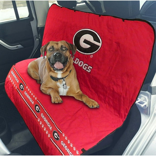 Pets First NCAA Bulldogs Premium Pet Car Seat Protecting Cover