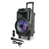 8 in. Portable PA Speaker & Mic System Bluetooth