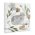 thumbnail image 2 of Stupell Industries Eclectic Comfy Cat Varied Botanicals Canvas Art, 36 x 36, by Melissa Wang, 2 of 7