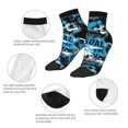 thumbnail image 6 of Bingfone Football Time Design Patterned Men'S Women'S Casual Cotton Socks, 6 of 9