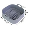 thumbnail image 1 of Pot en Silicone pour Friteuse à Air Chaud, Sûr pour les Aliments, Réutilisable, Résistant à la Chaleur, Accessoires de Four, 1 of 1