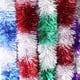 thumbnail image 2 of Guirnalda de oropel dorado y plateado de 2,3 m y 5 cm para decoraciones de árboles de Navidad, suministros para fiestas de cumpleaños, bodas, fiestas navideñas, decoración del hogar, 2 of 5