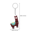 thumbnail image 2 of IDEANATEGRATE 12Ud Llavero Kawaii De Alpaca En PVC Variado Color Para Colgar En Bolsos Y, 2 of 7