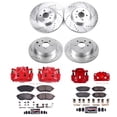 thumbnail image 2 of PowerStop Front and Rear Z23 Evolution Sport Brake Pad and Rotor Kit with Red Powder Coated Calipers Fits: SUBARU Select Models KC6931A, 2 of 7