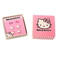 thumbnail image 6 of Hello Kitty Silver Plated and Enamel Hello Kitty Stud Earrings Set - 3 Pairs, 6 of 6