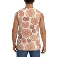 thumbnail image 4 of Balery Mushrooms2 Men's Sleeveless Muscle Shirts Workout Tank Top, Moisture Wicking, Odor Protection-Medium, 4 of 8
