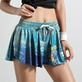 thumbnail image 2 of Gibobby Leggings cortos yoga mujer Pantalones cortos 2 en 1 para mujer(Azul,XG), 2 of 5