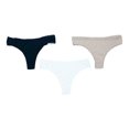 thumbnail image 1 of Tangas Simply Basic para Dama Microfibra Multicolor Talla EG 3 Piezas, 1 of 4