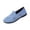 Blue_002, variant on Domuza Women's Breathable Knit Slip-On Loafers, Lightweight Comfort Casual Flat Shoes, Non-slip Flexible Footwear for Daily Walking and Outdoor Activities Black 6.5(EU-37)