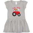 thumbnail image 3 of Inktastic Farmer Tractor Little Sis Girls Toddler Dress, 3 of 5