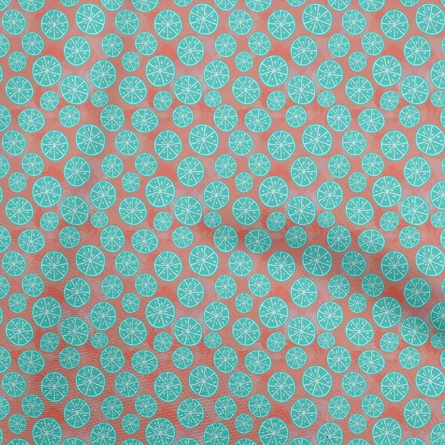 oneOone Cotton Poplin Red Fabric Craft Projects Decor Fabric Printed By The Yard 56 Inch Wide