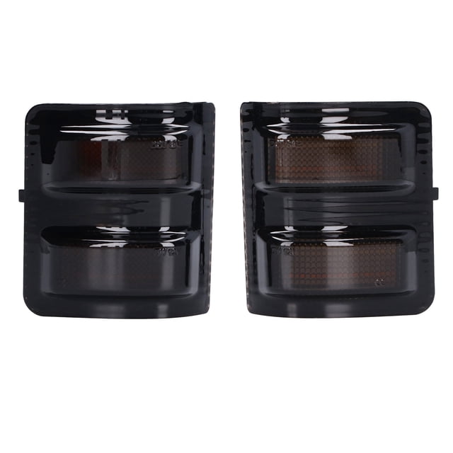 JUSPOCKET 2 piezas de luz de señal de giro de espejo lateral 7C3Z‑13776‑A Lente de PC IP65 Reemplazo a prueba de agua para Ford F250 F350 F450 2008‑2016
