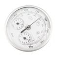 thumbnail image 3 of DOLITY 3 in 1 Barometer Weather Barometer Portable Compact Wall Hanging Thermometer White, 3 of 8