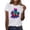 VKOYWKM-ERW10-White, variant on VKOYWKM Women's Halloween Print Tees Ghost Graphic Tees Short Sleeve Loose Fit Crew Neck Halloween Party Tshirt Casual Lightweight Spooky T-Shirt