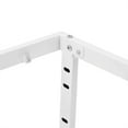 Mainstays 14'' HeavyDuty Steel Slat Twin Platform Bed Frame, White