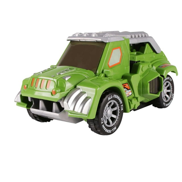 PVCS Dinosaur Car Deformation, LED Dinosaur Deformation Car With Sound, 3D Automatic Gift for Kids