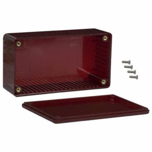 1591CTRD - Boîte de Projet 4.7X2.6X1.6IN PLAS Rouge