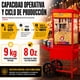 thumbnail image 4 of Maquina de Palomitas de Maiz GUTSTARK 8 Oz Carrito Comercial, 4 of 5