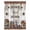 Brown White, variant on Farmhouse Waterproof Fabric Shower Curtain,Retro Country Star Berry Vintage Wood Grain Waterproof Fabric Shower Curtain for Bathroom Curtains Bathtubs Shower Curtains with 12 Hooks Standard 72x72