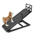 thumbnail image 4 of MOPHOTO 45"L x 18"W Adjustable Pet Ramp for Dogs,Folding Pets Ramp with Non-Slip Carpet,5 Height Adjustable,Supports up to 200 lbs,Pet Ramp for Car,Bed, 4 of 9