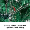 thumbnail image 6 of 7Ft Pre-lit Artificial Christmas Trees Detachable with 1000 Branch Tips Decoration and DIY 450 LED Lights 8 Lighting Modes, 6 of 12