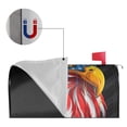 thumbnail image 2 of Pofeuu Eagle Head With American Flag Print Mailbox Covers Letterbox Cover Mailbox Wrap for Home Garden Yard Outdoor Decor -, 2 of 8