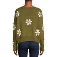 thumbnail image 3 of Just Polly Juniors' Daisy Button-Up Cardigan Sweater, 3 of 5