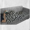 thumbnail image 6 of Cat Lover Soft Flannel Fleece Blanket, Cartoon Style Upside down Smiling Tribal Native Cats with Little Heart Design, Cozy Plush for Indoor and Outdoor Use, 50" x 70", Ivory and Grey, by Ambesonne, 6 of 6