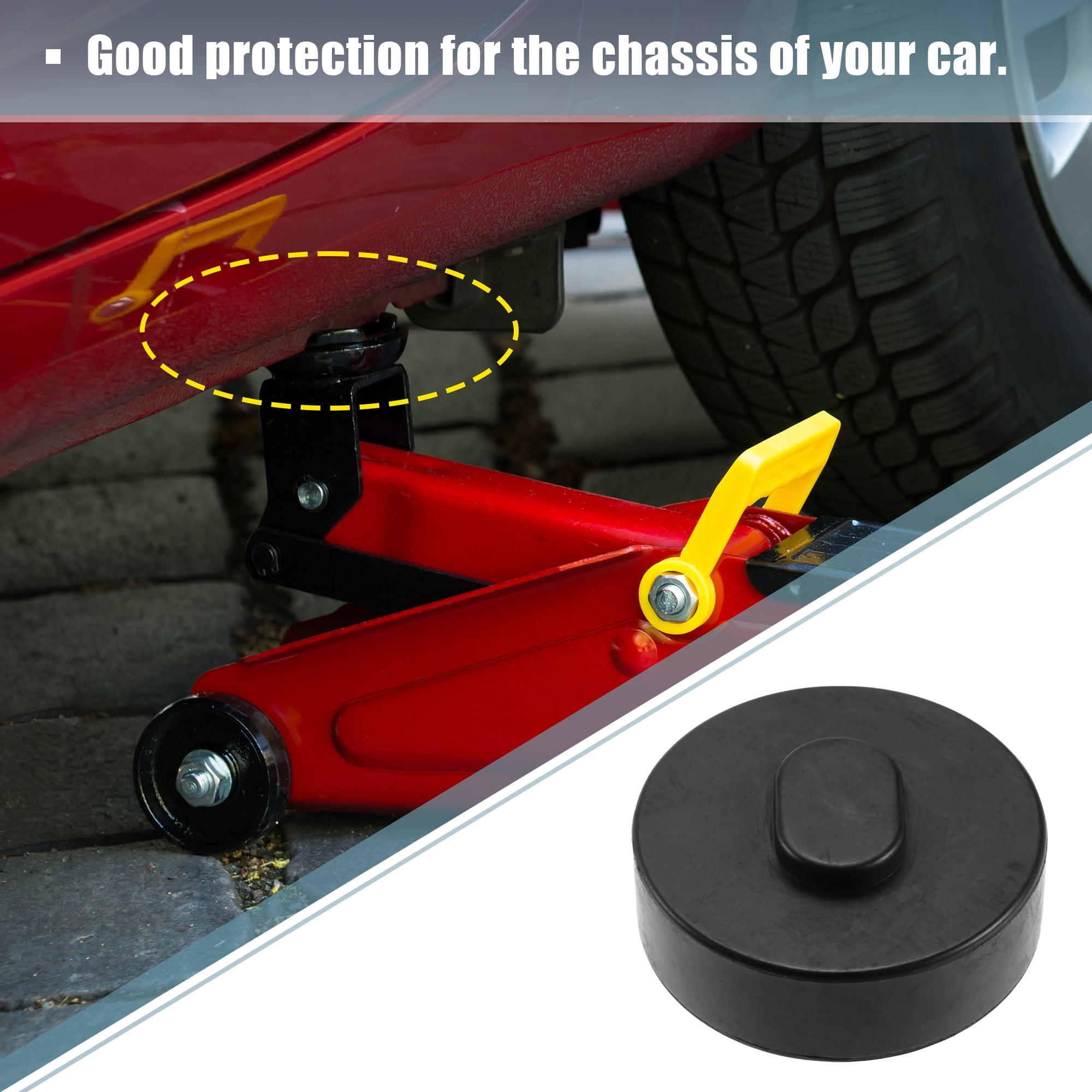 Unique Bargains 2 Pcs Rubber Jack Puck Lift Pad for Porsche 911 964 991 993 Adapter
